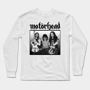 Motorhead Black White Black Long Sleeve T-Shirt